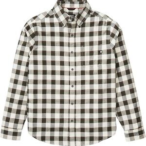 Marmot Bodega lightweight flannel Greet and White Checkered Button-Up Shirt